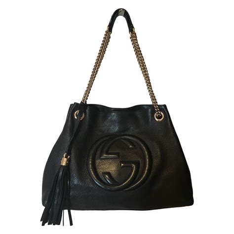 gucci sac femme noir|Gucci handbags.